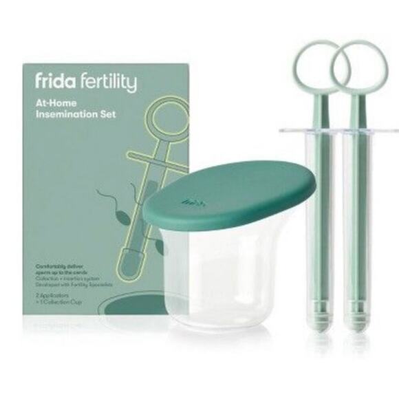 Frida Fertility At-Home Insemination Set ComfortGrip Rounded Tip New in Box Seal - Picture 1 of 4
